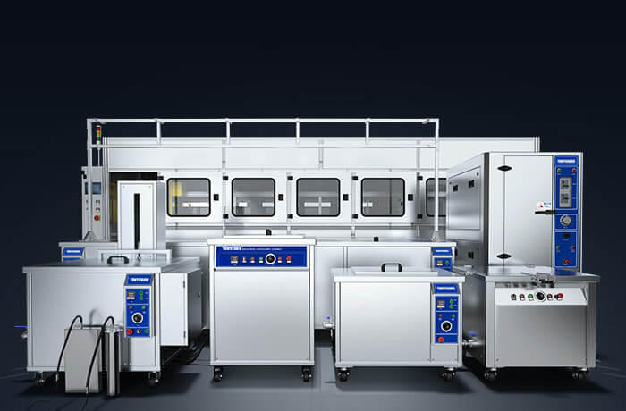 Large industrial ultrasonic cleaning machine