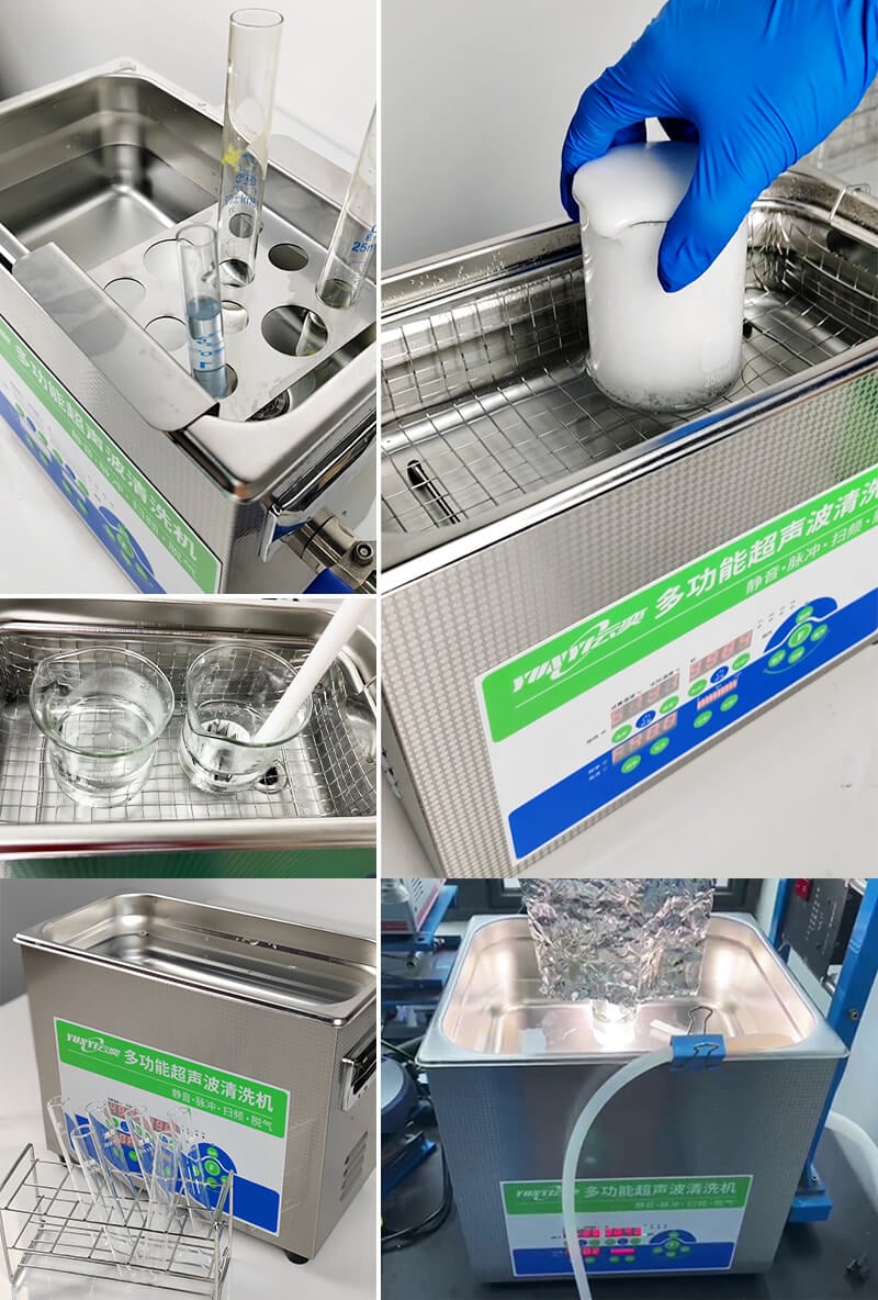22L Versatile Triple-Freq 40/80/120kHz China Ultrasonic Cleaner for Lab Manufacturers, Nanoparticle Dispersion & Instrument Cleaning