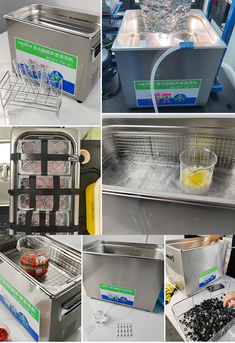China Factory Quality 80/120kHz 22L Dual-Frequency SUS304 Ultrasonic Cleaner Delicate Precision Cleaning for Surface Treatment & Engineered Parts