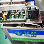 Detailed close-up of high-end circuit boards and well-matched transducers