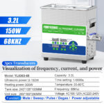 3.2L 150W Yunyisonic Ultrasonic Laboratory Cleaning Machine for Dispersion and Degreasing