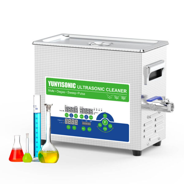 4.5L 150W 40kHz Tube Cleaning Ultrasonic Lab Bath Assisted Solid-Liquid Mixing