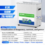 28/40kHz Digital Dual-Frequency Ultrasonic Cleaner Lab Ultrasonic Bath for Biology, Chemistry, Academic Research - Image 2