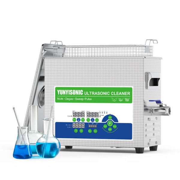 220V 40kHz Ultrasonic Glass Cleaner 4.5L 200W Beaker Cleaning Bath