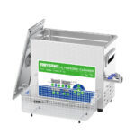 220V 40kHz Ultrasonic Glass Cleaner 4.5L 200W Beaker Cleaning Bath