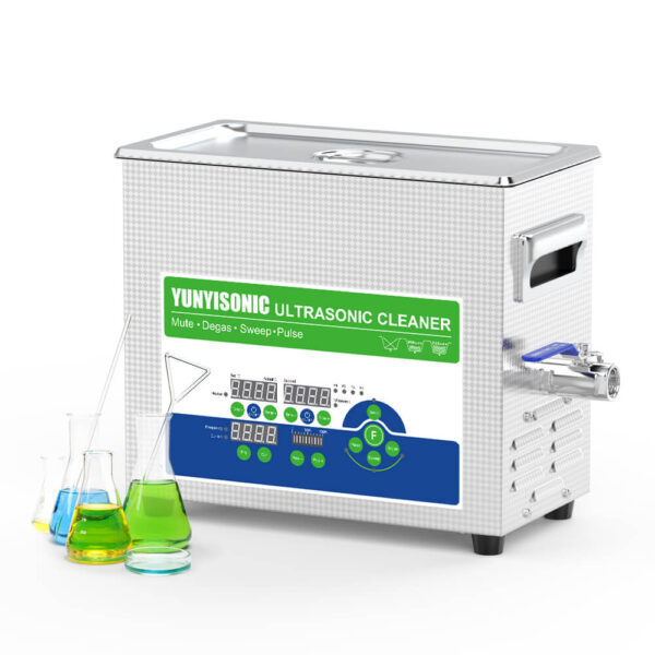 4.5L 68kHz Assisted Lab Applications Yunyisonic Ultrasonic Cleaning Bath and Solvent Processing System