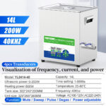 14L 40kHz Ultrasonic Washer Assisted Scientific Processing System
