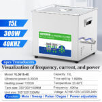 15L 40kHz Ultrasonic Laboratory Cleaner for Research Processing