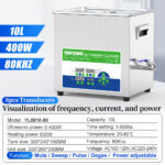 10L 400W Lab Sonicator Ultrasonic Bath for scientific research