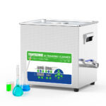 10L Dual-Frequency Ultrasonic Cleaner 80/120kHz 400W Power Control Noise Reduce Precision Lab Sonicator for Delicate Glassware & Instruments - Image 3
