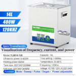 14L 120kHz Ultraosnic Bath Micro Nano Particle Dispersing Separating