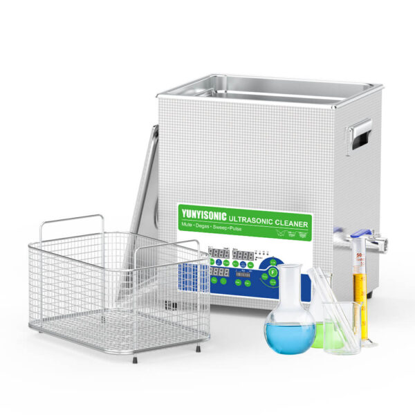 14L 40/80kHz Dual-Frequency Ultrasonic Lab Washing Machine 400W Digital Bath for Scientific Glassware & Electronic Components