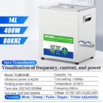 14L 400W Lab Sonicator Ultrasonic Bath for chemical reaction assistance
