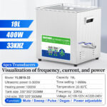 19L 400W 33kHz Lab Ultrasonic Cleaning Machine specification