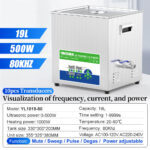 19L 500W 80Khz ultrasonic cleaning machine for laboratory experiments
