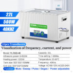 22L 40kHz Ultrasonic Cleaner Lab Degas Digital Multi-Function