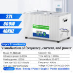 22L 800W 40kHz Yunyisonic Multi-Function Laboratory Ultrasonic Cleaner System