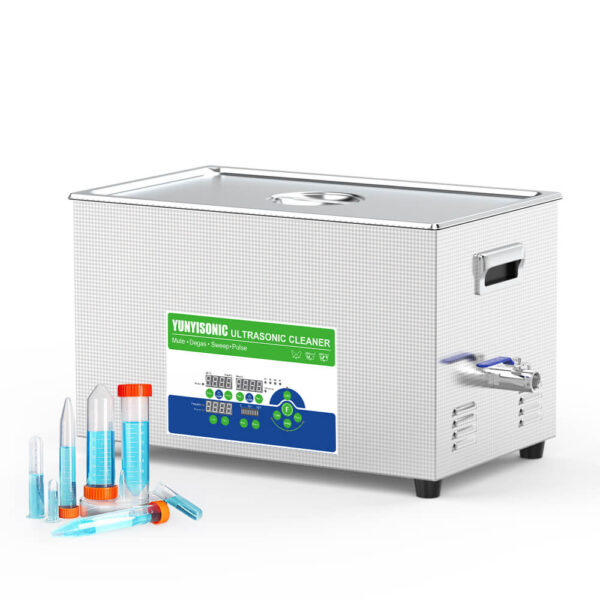 22L Versatile Triple-Freq 40/80/120kHz China Ultrasonic Cleaner for Lab Manufacturers, Nanoparticle Dispersion & Instrument Cleaning