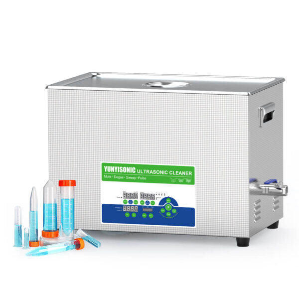 Dual-Frequency Ultrasonic Cleaning Equipment with Large 30L SUS304 Tank High Power Adjustable for Lab School University & Industrial Use