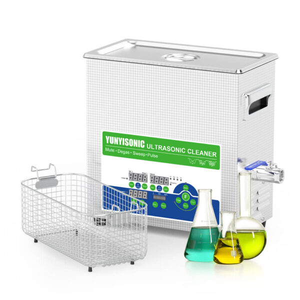 6.5L 200kHz Ultrasonic Cleaner for Silicon Wafers Chips Photonics | Lab R&D Ultrasonic Cleaning Equipment China Supplier