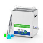 14L 200kHz Ultrasonic Cleaner for Microchips Microoptics | China Supplier Digital Ultrasonic Bath with Low Noise Degas Sweep Pulse Mode - Image 3