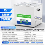 YLS2015-200 15L 200kHz Ultrasonic Cleaner Specifications