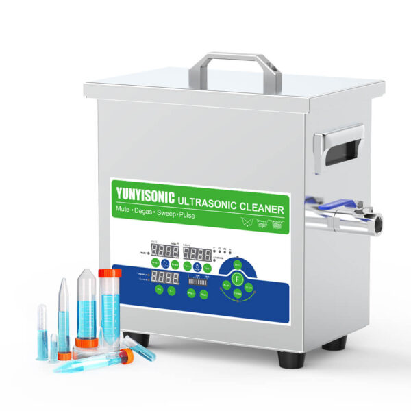 Yunyisonic laboratory 3.2L 150W 25kHz ultrasonic assisted mixing emulsifying system view in lab setting