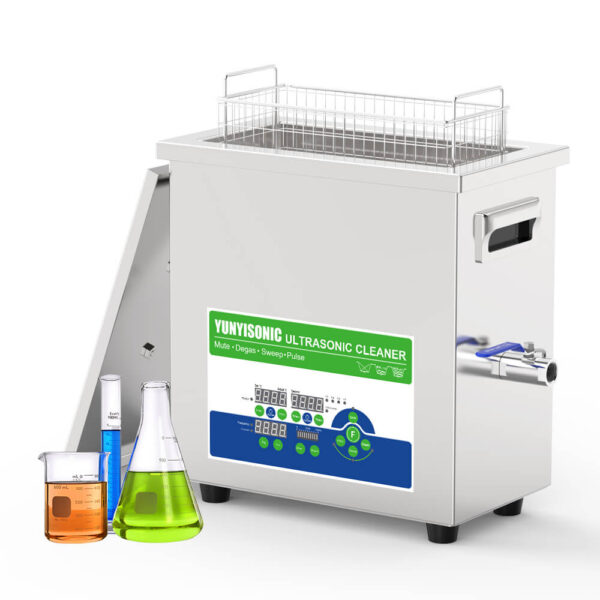 Yunyisonic laboratory 6.5L 200W 25kHz ultrasonic assisted mixing cleaning system