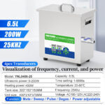 Yunyisonic YNL0406 specification, visualization of frequency current and power