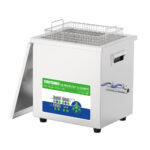 10L 400W 25kHz ultrasonic washing system with assisted homogenization mixing front view