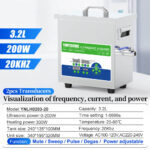 Yunyisonic YNLH0203-20 200W 3.2L specification, visualization of frequency current & power main image