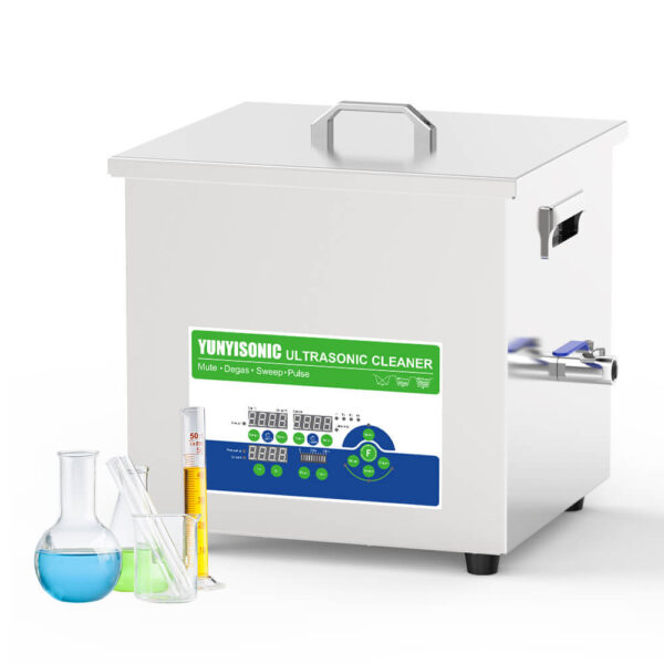 Multi-Frequency ultrasonic cleaning system assisted dispersion separation dissolution