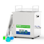 Multi-Frequency ultrasonic cleaning system assisted extraction dissolution emulsification