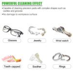 800ml Digital Timer Jewelry Ultrasonic Cleaner Gemstones Earrings Denture 110V/220V