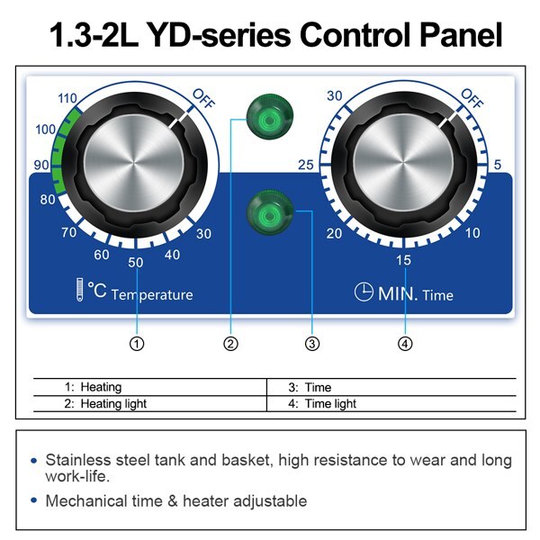 Machanica Control Ultrasonic Cleaning Machine Control Panel