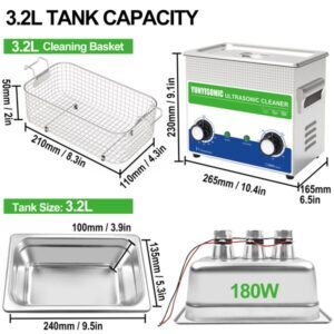 Additive Manufacturing Ultrasonic Print Heads Cleaner 3.2L SUS304 Shell