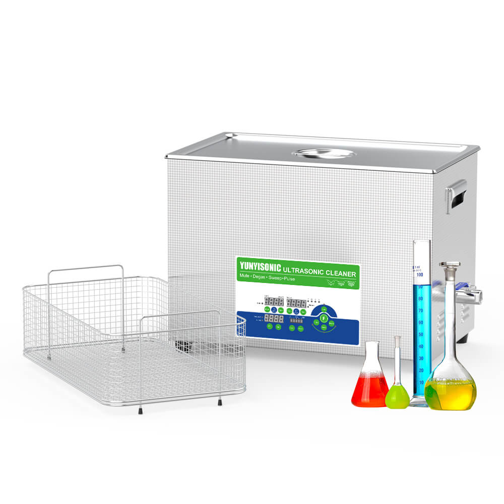 Power Adjsutable 25/50/80/120kHz 30L Multi Mode Ultrasonic Lab Cleaner