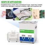 Ultrasonic cleaning bath for watch denture coins cleaning