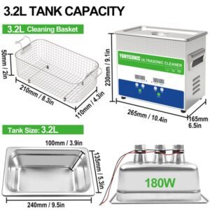 Yunyisonic YS Series 3.2L 180W ultrasonic cleaner