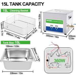 15L Electronic Circuit Board Ultrasonic Cleaning Equipment