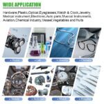Portable digital control ultrasonic parts cleaner for watches