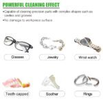Ultrasonic rings watches cleaner powerful cleaning effect