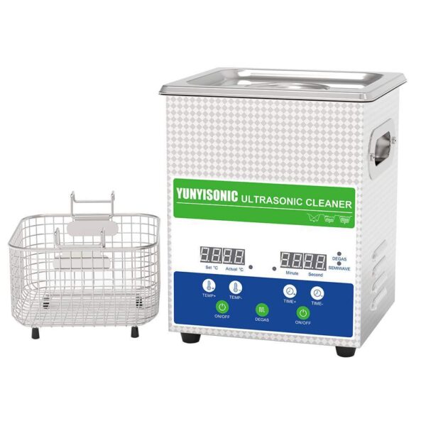 2 Liter Mini ultrasonic coins cleaner for necklaces parts