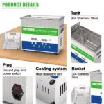 Professional 3.2L ultrasonic cleaner for printhead with Durable SUS304 Tank and Basket