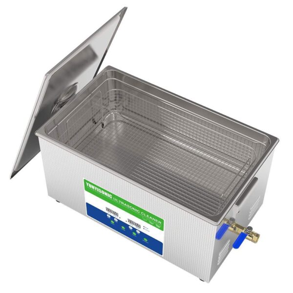 Large Tank Digital Ultrasonic Cleaner cleaning fuel injectors engine gear