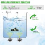 Degas Semi Wave Ultrasonic bath cleaning aluminum parts automotive auto parts