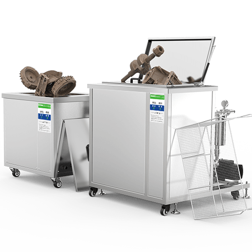 Single tank ultrasonic cleaning machine