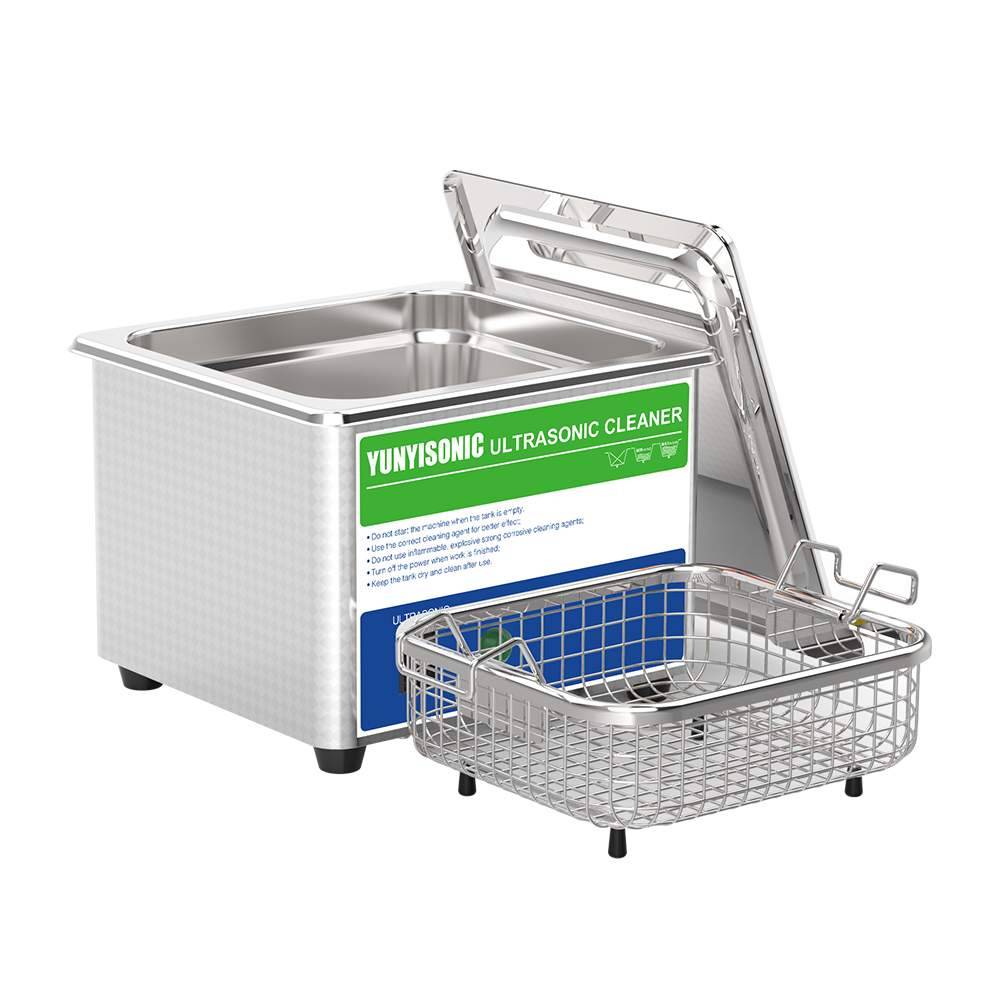 Portable 1.3L Ultrasonic Cleaner for Watches Denture Coins Glasses