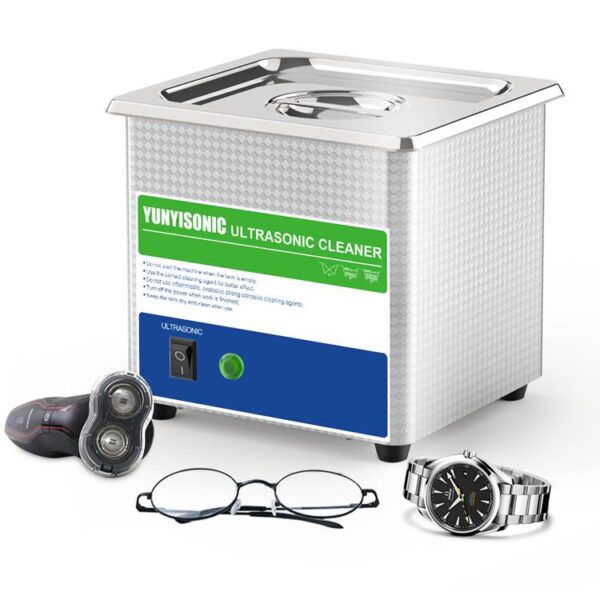 Optical Lenses & Glasses Ultrasonic Cleaning Equipment Jewelry Rings Watches Razor