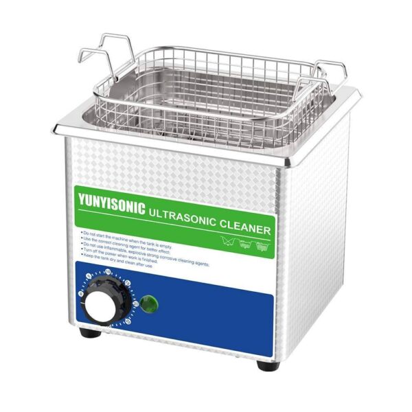 2Liter Jewelry Ultrasonic Cleaner for Coins Eyeglasses Necklaces